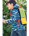 Frugi Waterproof Jacket with Sharks - Blue - Made from Recycled Bottles Waterproof