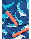 Frugi Waterproof Jacket with Sharks - Blue - Made from Recycled Bottles Waterproof