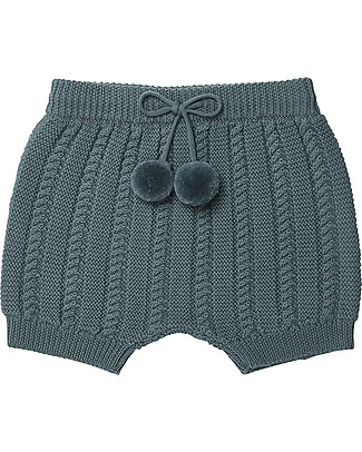 Fub Baby Bloomers, Ocean - 100% Merino Wool Shorts