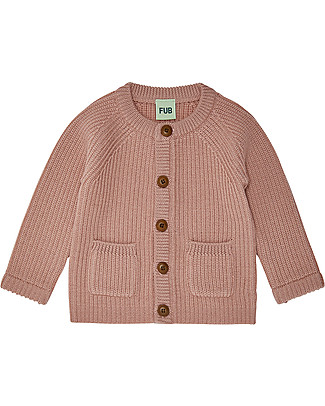 Fub Baby Jacket, Blush - 100% Merino Wool Jackets