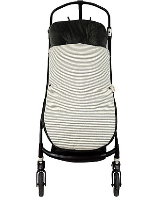 Fun*das bcn Universal Teddy Footmuff, Kodak Stripes - Elasticated Cotton Stroller Accessories