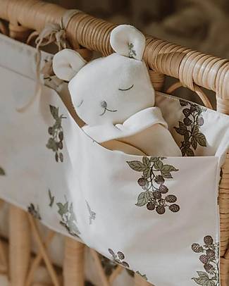 Garbo&Friends Bed Pocket - 17 x 40 cm - Blackberry - Percale Cotton Storage organisers