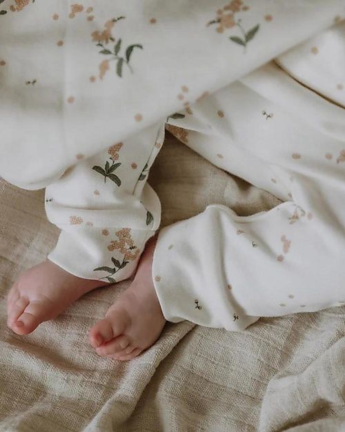 Garbo&Friends Blanket - Forget Me Not - 75 x 75 cm - Cotton Jersey with Silk-Finish - Mini Line Collection Muslin Swaddle