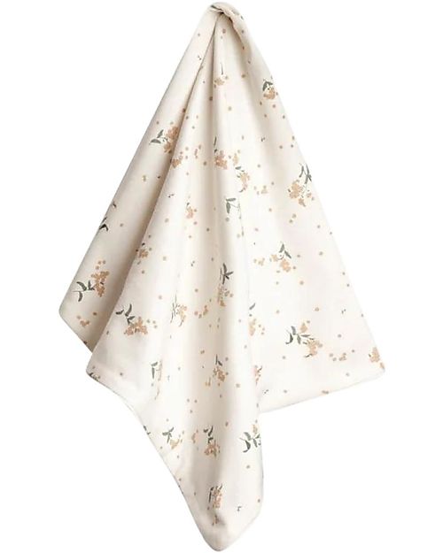 Garbo&Friends Blanket - Forget Me Not - 75 x 75 cm - Cotton Jersey with Silk-Finish - Mini Line Collection Muslin Swaddle