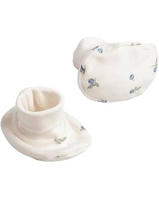 Garbo&Friends Footsies - Blueberry - 100% Cotton Jersey with Silk-Finish - Mini Line Collection Socks