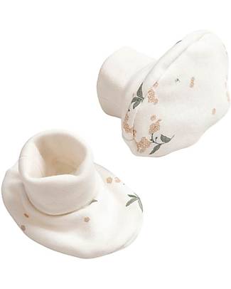 Garbo&Friends Footsies - Forget Me Not - 100% Cotton Jersey with Silk-Finish - Mini Line Collection Socks