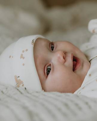 Garbo&Friends Hat - Forget Me Not - 100% Cotton Jersey with Silk-Finish - Mini Line Collection Newborn Hats