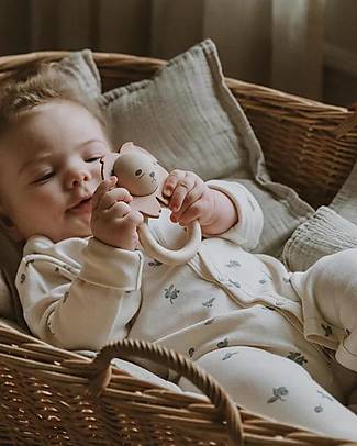 Garbo&Friends Overall/Pyjamas - Blueberry - 100% Cotton Jersey with Silk-Finish - Mini Line Collection Babygrows