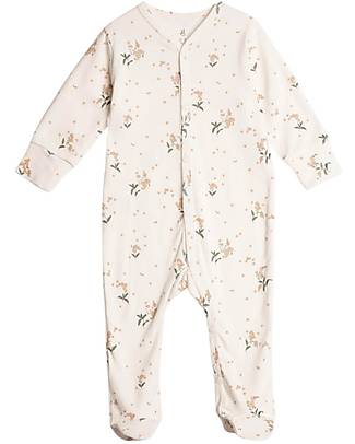 Garbo&Friends Overall/Pyjamas - Forget Me Not - 100% Cotton Jersey with Silk-Finish - Mini Line Collection Babygrows