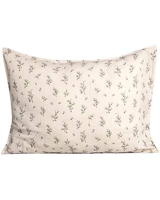 Garbo&Friends Pillowcase - 50 x 70 cm - Bluebell - 100% Cotton Muslin Bed Sheets and Pillow Cases