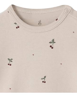 Garbo&Friends T-Shirt Body - Cherry - 100% Cotton Jersey with Silk-Finish Short Sleeves Bodies