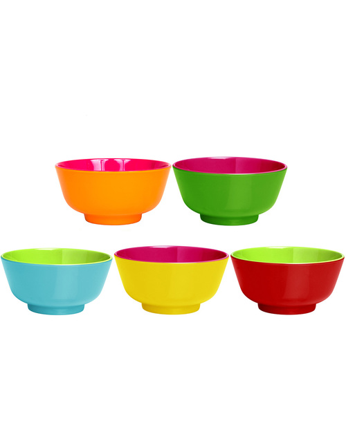 Ginger Duo Colour Dipping Bowl - Orange & Pink Bowls & Plates