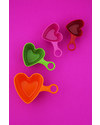 Ginger Heart-Shaped Measuring Cups - Set of 4 Kitchen accessories