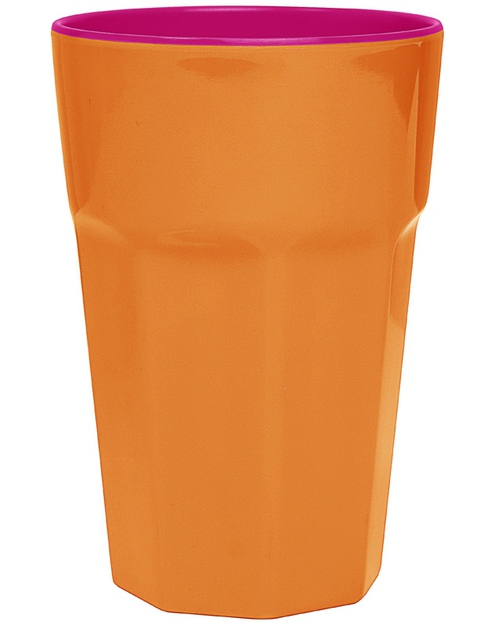 Ginger Melamine Beaker - Orange & Pink Beakers