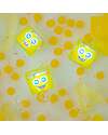 Glo Pals Alex Light Up Cubes - Yellow - Set of 4 Sensory Games_