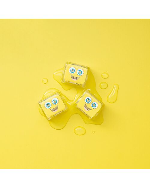 Glo Pals Alex Light Up Cubes - Yellow - Set of 4 Sensory Games_