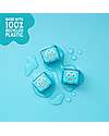 Glo Pals Blair Light Up Cubes - Light Blue - Set of 4 Sensory Games_