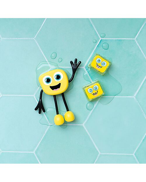 Glo Pals Character Set Alex - with 2 Included Cubes - Yellow - Suitable from 3 Years - 100% Recycled Plastic Sensory Games_