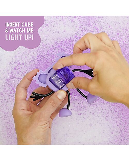 Glo Pals Character Set Lumi - with 2 Included Cubes - Viola - Suitable from 3 Years - 100% Recycled Plastic Sensory Games_