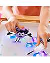 Glo Pals Character Set Lumi - with 2 Included Cubes - Viola - Suitable from 3 Years - 100% Recycled Plastic Sensory Games_
