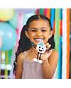 Glo Pals Character Set Party Pal - with 2 Included Cubes - Bianco - Suitable from 3 Years - 100% Recycled Plastic Sensory Games_