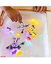 Glo Pals Character Set Party Pal - with 2 Included Cubes - Bianco - Suitable from 3 Years - 100% Recycled Plastic Sensory Games_