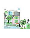 Glo Pals Character Set Pippa - with 2 Included Cubes - Verde - Suitable from 3 Years - 100% Recycled Plastic Sensory Games_