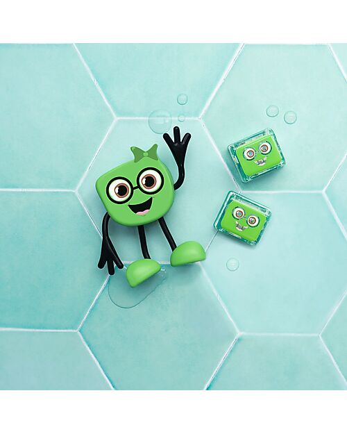 Glo Pals Character Set Pippa - with 2 Included Cubes - Verde - Suitable from 3 Years - 100% Recycled Plastic Sensory Games_