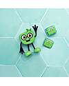 Glo Pals Character Set Pippa - with 2 Included Cubes - Verde - Suitable from 3 Years - 100% Recycled Plastic Sensory Games_