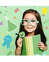 Glo Pals Character Set Pippa - with 2 Included Cubes - Verde - Suitable from 3 Years - 100% Recycled Plastic Sensory Games_