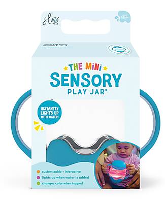 Glo Pals Mini Sensory Play Jar - Blue - Suitable from 18 Months Sensory Games_