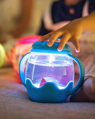 Glo Pals Mini Sensory Play Jar - Blue - Suitable from 18 Months Sensory Games_