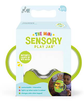 Glo Pals Mini Sensory Play Jar - Green - Suitable from 18 Months Sensory Games_