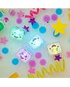 Glo Pals Party Pal Light Up Cubes - White - Set of 4 Sensory Games_