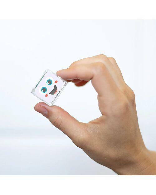 Glo Pals Party Pal Light Up Cubes - White - Set of 4 Sensory Games_