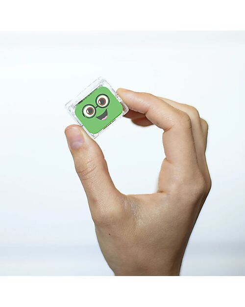 Glo Pals Pippa Light Up Cubes - Green - Set of 4 Sensory Games_