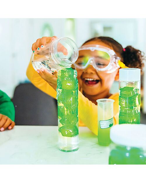 Glo Pals Pippa Light Up Cubes - Green - Set of 4 Sensory Games_