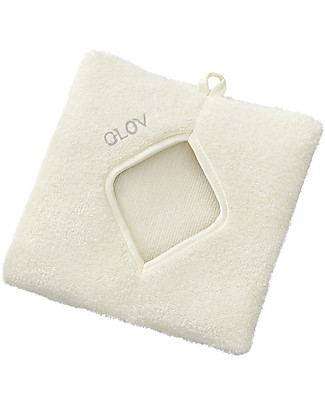 Glov Glov Comfort, Square Microfiber Make Up Remover Cloth, Ivory - No soaps needed! Face