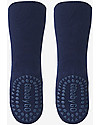 GoBabyGo Non-Slip Bamboo Socks, Dark Blue - Eco-friendly and gentle on the skin! Antislip Socks