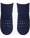 GoBabyGo Non-Slip Bamboo Socks, Dark Blue - Eco-friendly and gentle on the skin! Antislip Socks