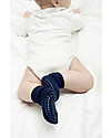 GoBabyGo Non-Slip Bamboo Socks, Dark Blue - Eco-friendly and gentle on the skin! Antislip Socks