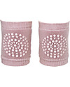 GoBabyGo Non-slip Crawling Kneepads, Dusty Rose - Cotton Antislip Socks