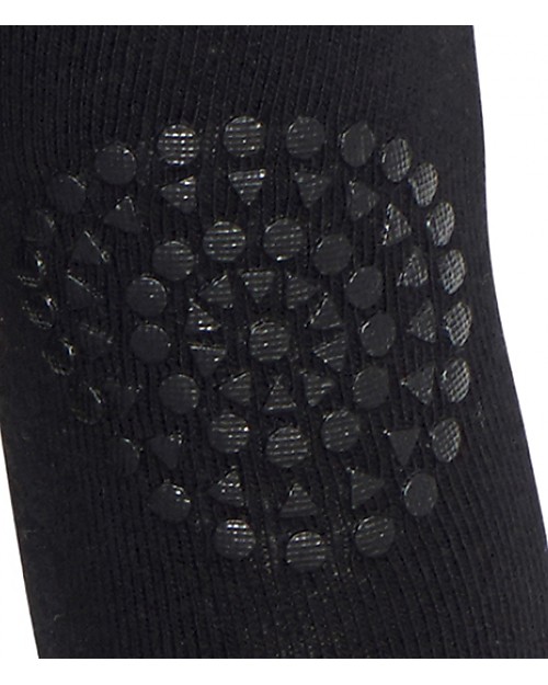 GoBabyGo Non-slip Crawling Leggings, Black - Cotton Leggings