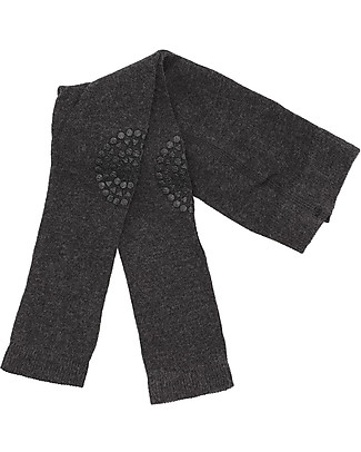 GoBabyGo Non-slip Crawling Leggings, Dark Grey - Cotton Leggings