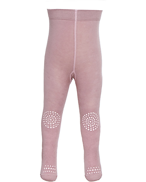 GOBABYGO - Tights With Non-Slip Knees and Feet - Pink