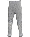 GoBabyGo Non-slip Crawling Tights, Grey Melange - Cotton Tights