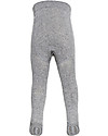 GoBabyGo Non-slip Crawling Tights, Grey Melange - Wool Tights
