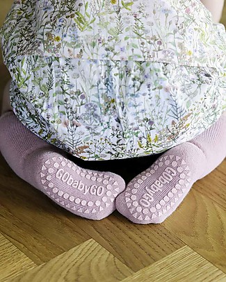 GoBabyGo Non-slip Socks, Dusty Rose - Cotton Socks