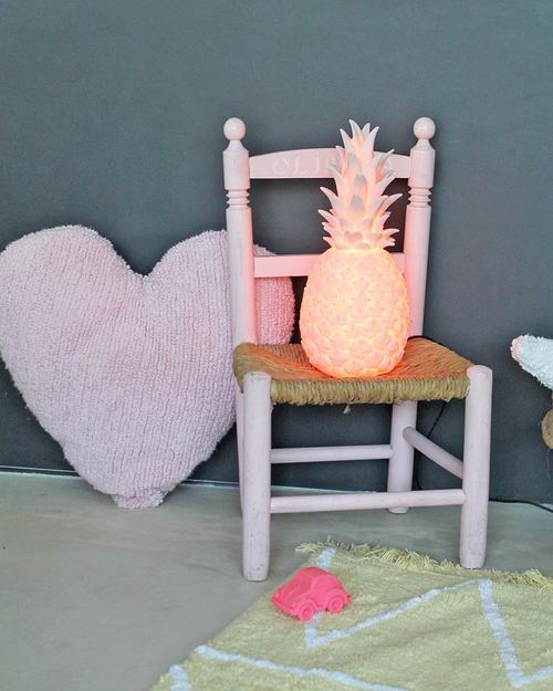 Goodnight Light Pina Colada Lamp - Pastel Pink - Low Energy Consumption! Bedside Lamps