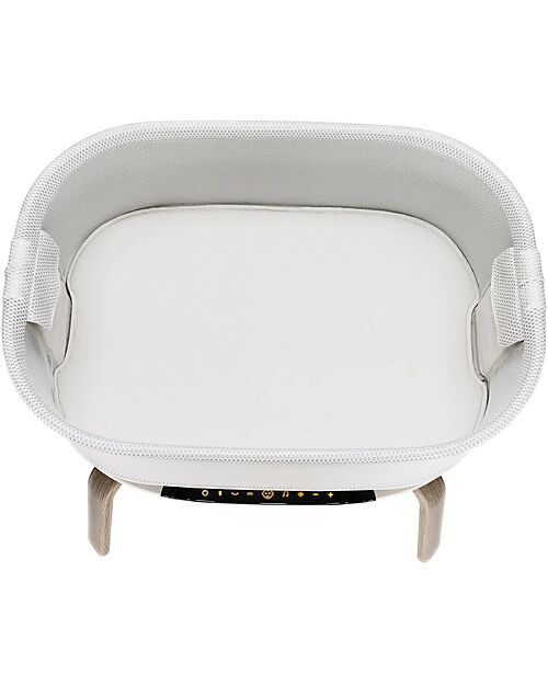 Graco Eluma Nest - Luna - Smart Crib with Automatic Motion and Soothing Sounds Next To Me Cribs